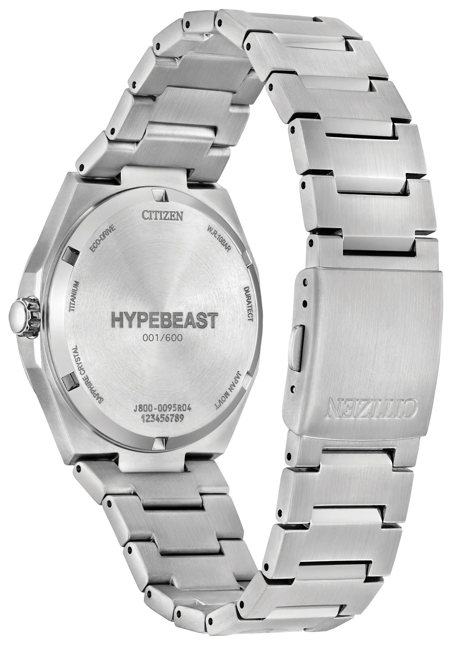 Zenshin Three-Hand x Hypebeast Silver-Tone Dial Super Titanium